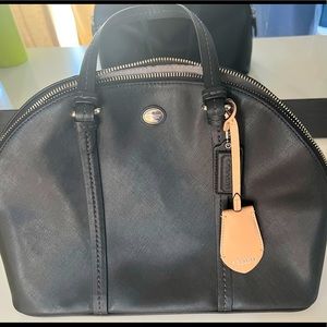 Black Coach Leather Purse